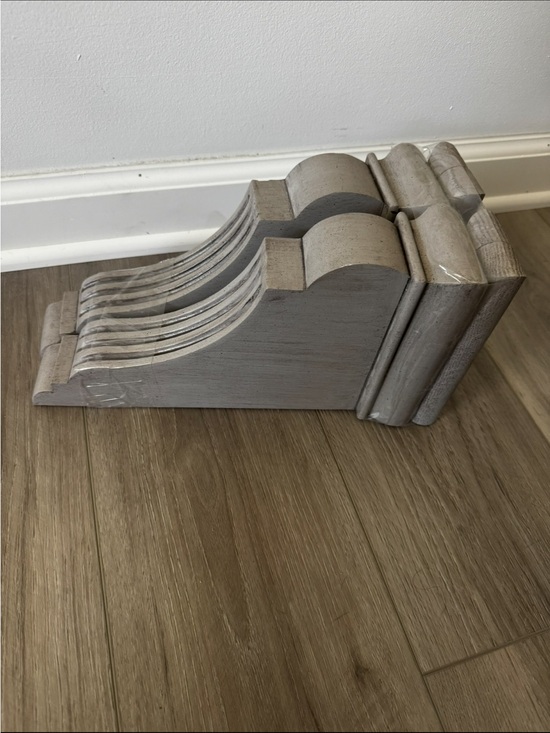 Other - Rustic Gray Corbel Shelving Bracket - Unbranded